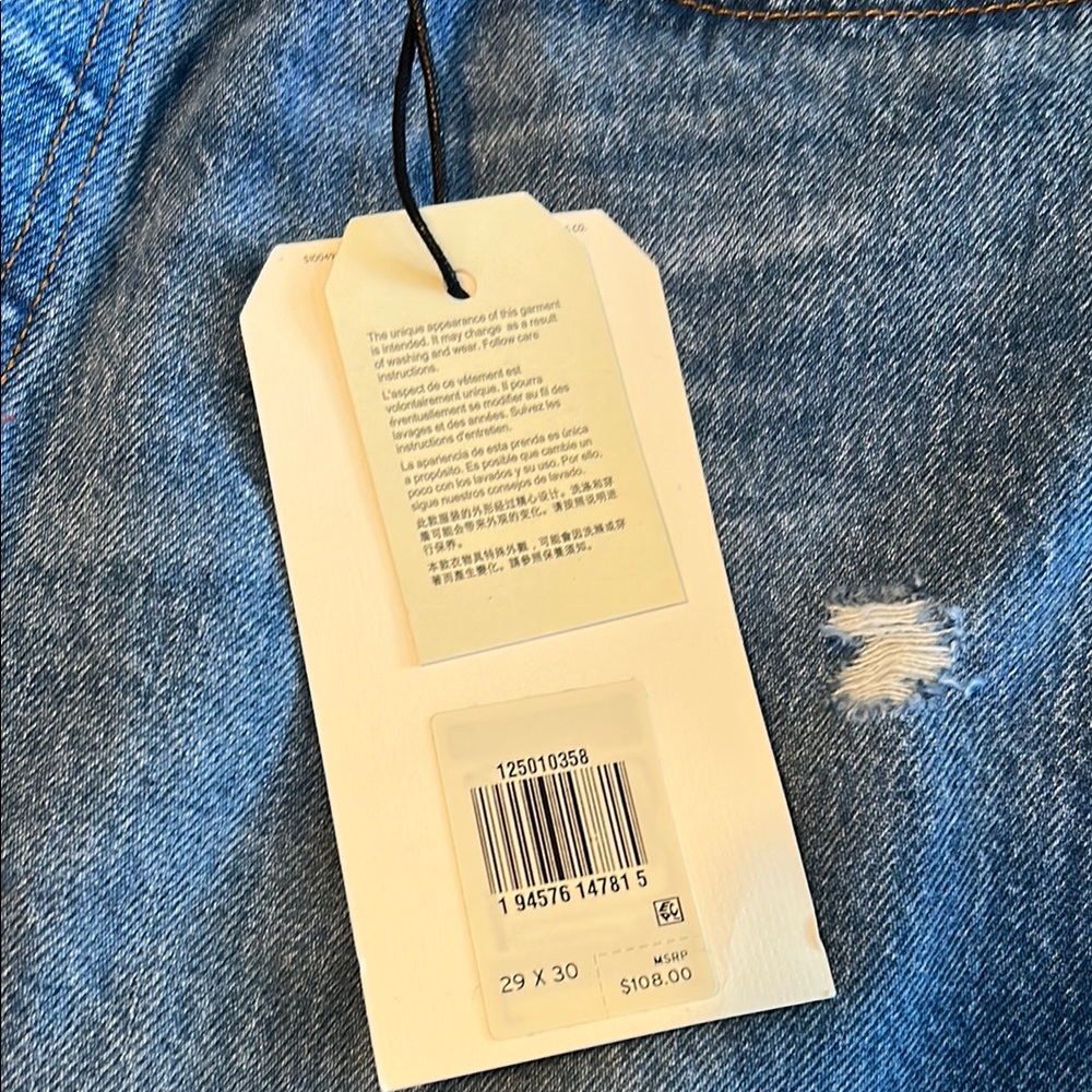 Blue Distressed Jeans